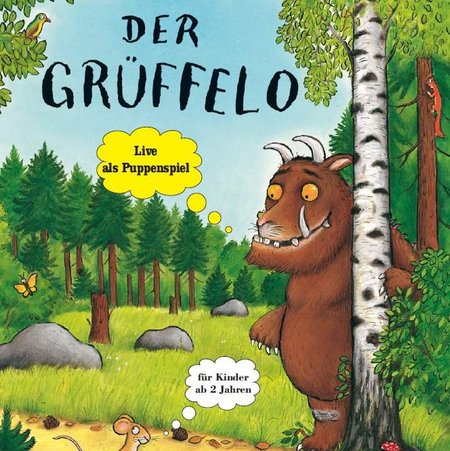 Werbebild zum Puppenspiel "Der Grüffelo".